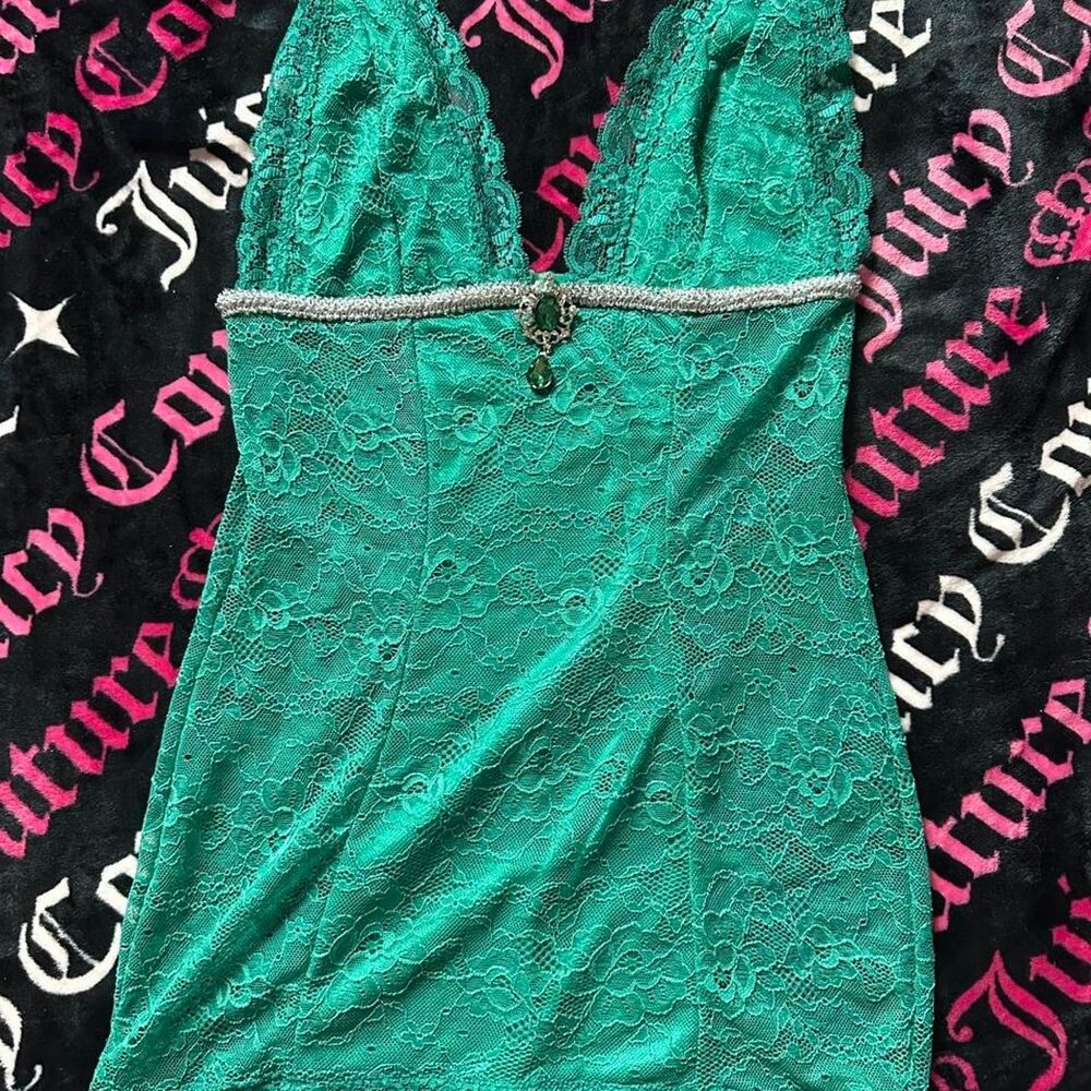 Dreamgirl Women's Green and Blue Dress